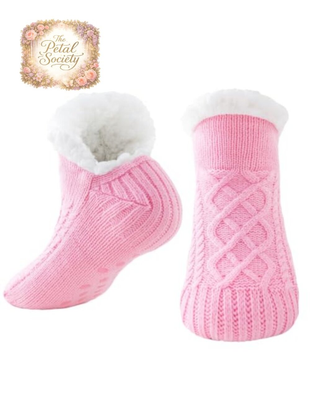 Fuzzy Slipper Socks Women Men Warm Cozy Non-Slip Gripper Indoor